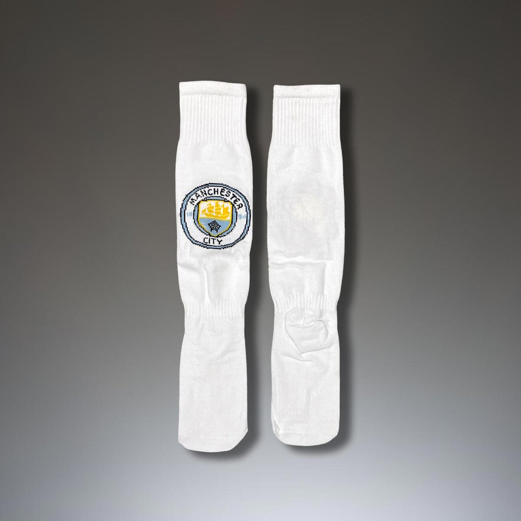 Gyerek futball zokni, Manchester City. fehér