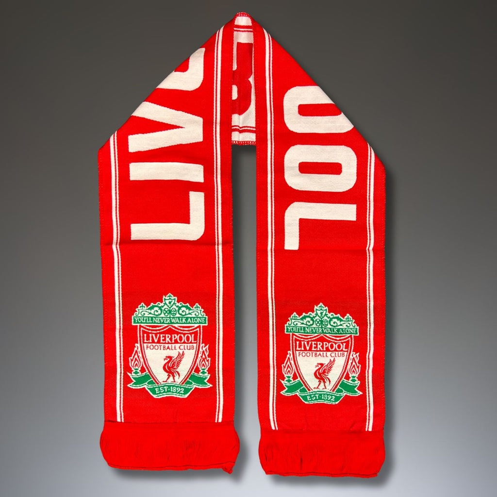 Liverpool kötött sál, piros