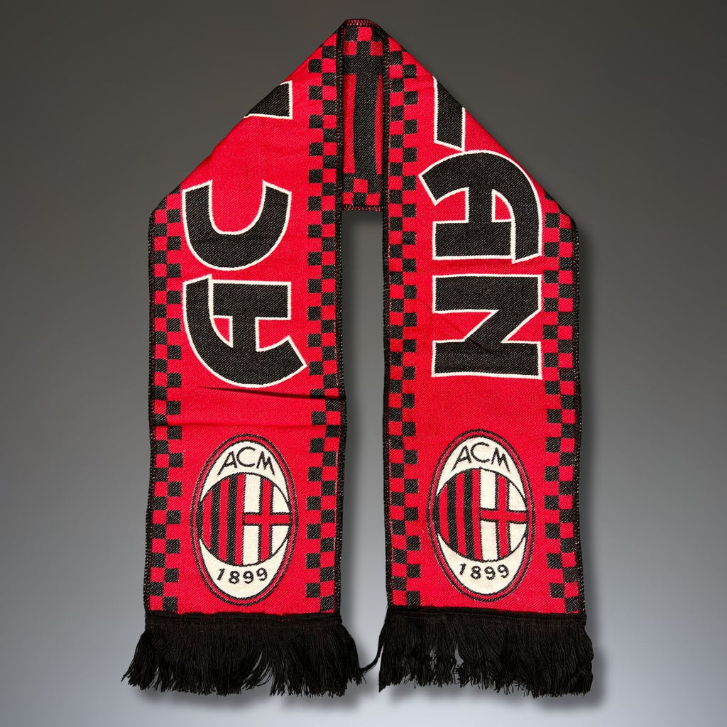 Milan kötött sál, piros-fekete