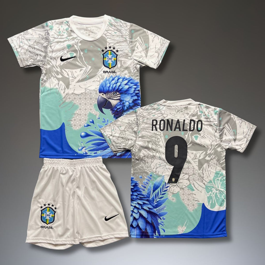 Gyerek mez szett Brazília, Ronaldo. Különleges papagáj kiadás