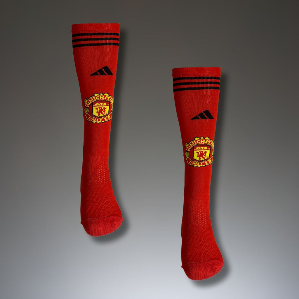 Football zokni, Manchester Uniter, piros