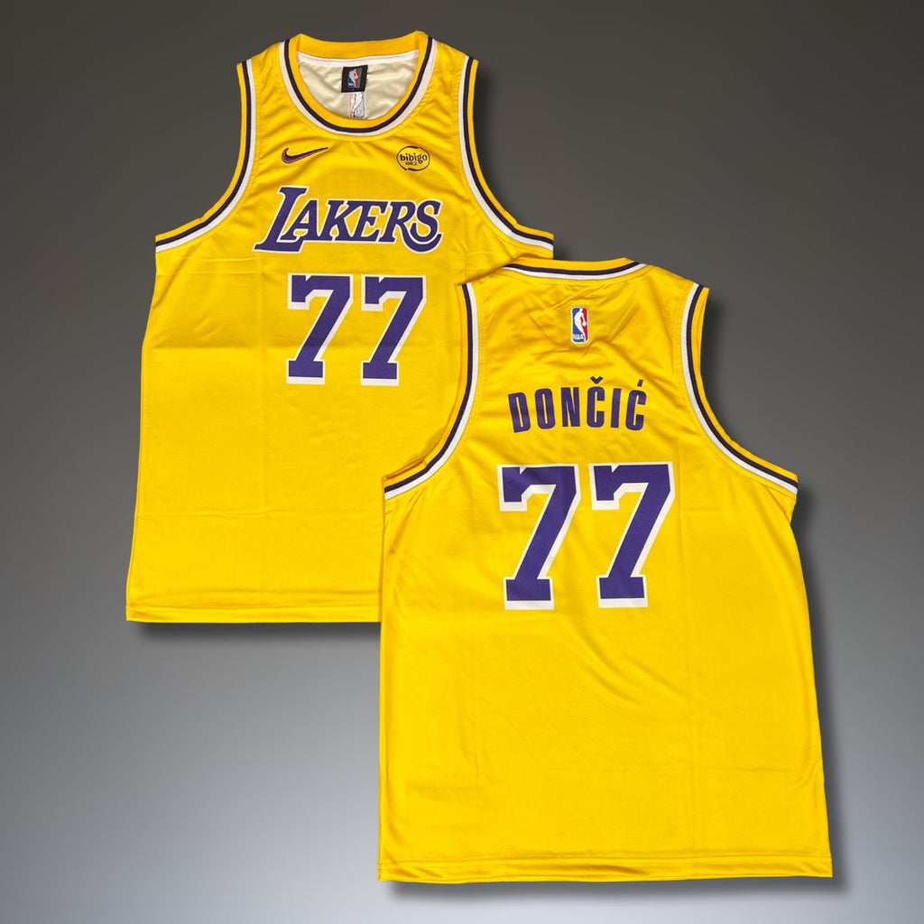 Los Angeles Lakers férfi sárga mez, Doncic. 2025