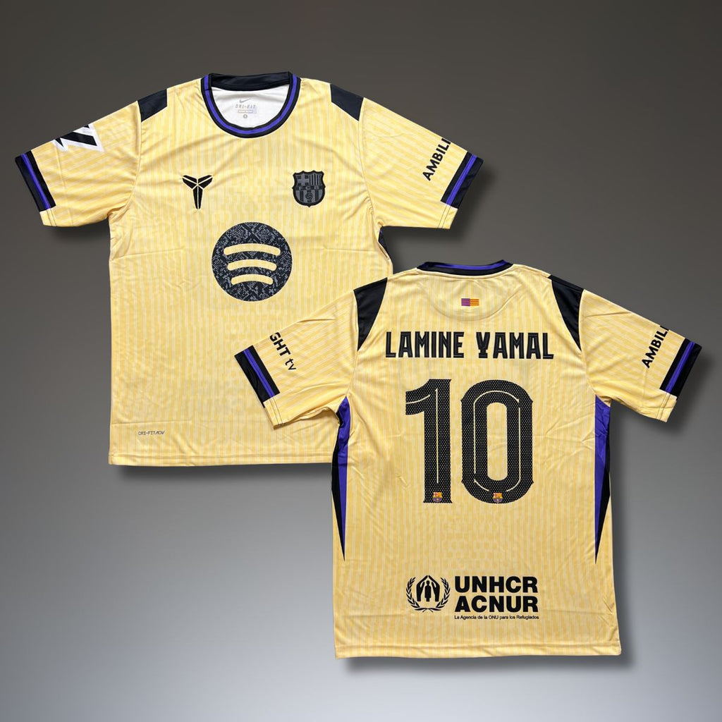 Férfi mez Barcelona, Yamal. Különleges fehér kiadás