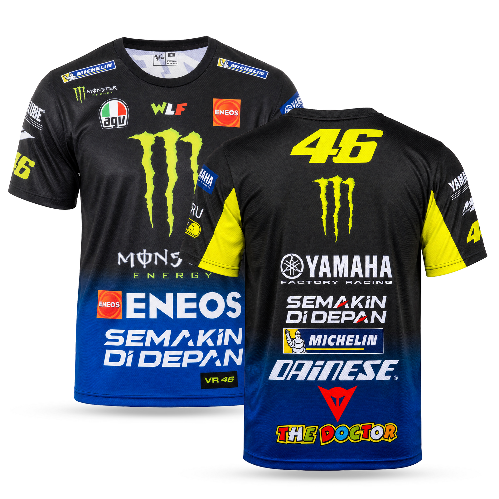 Yamaha Férfi MotoGP Csapatpóló, Rossi. 2019