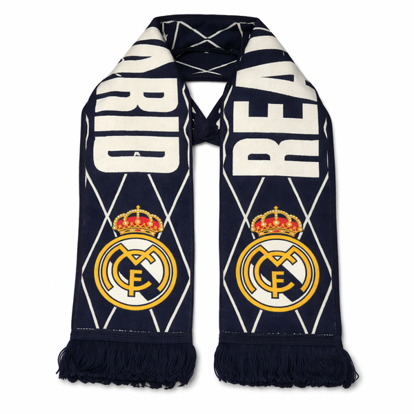 Real Madrid kötött sál, fekete