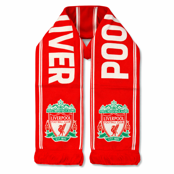 Liverpool kötött sál, piros