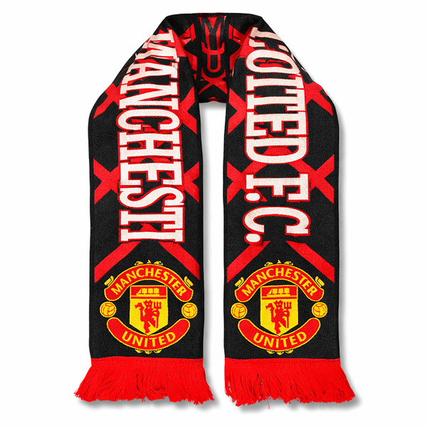Manchester United kötött sál, piros