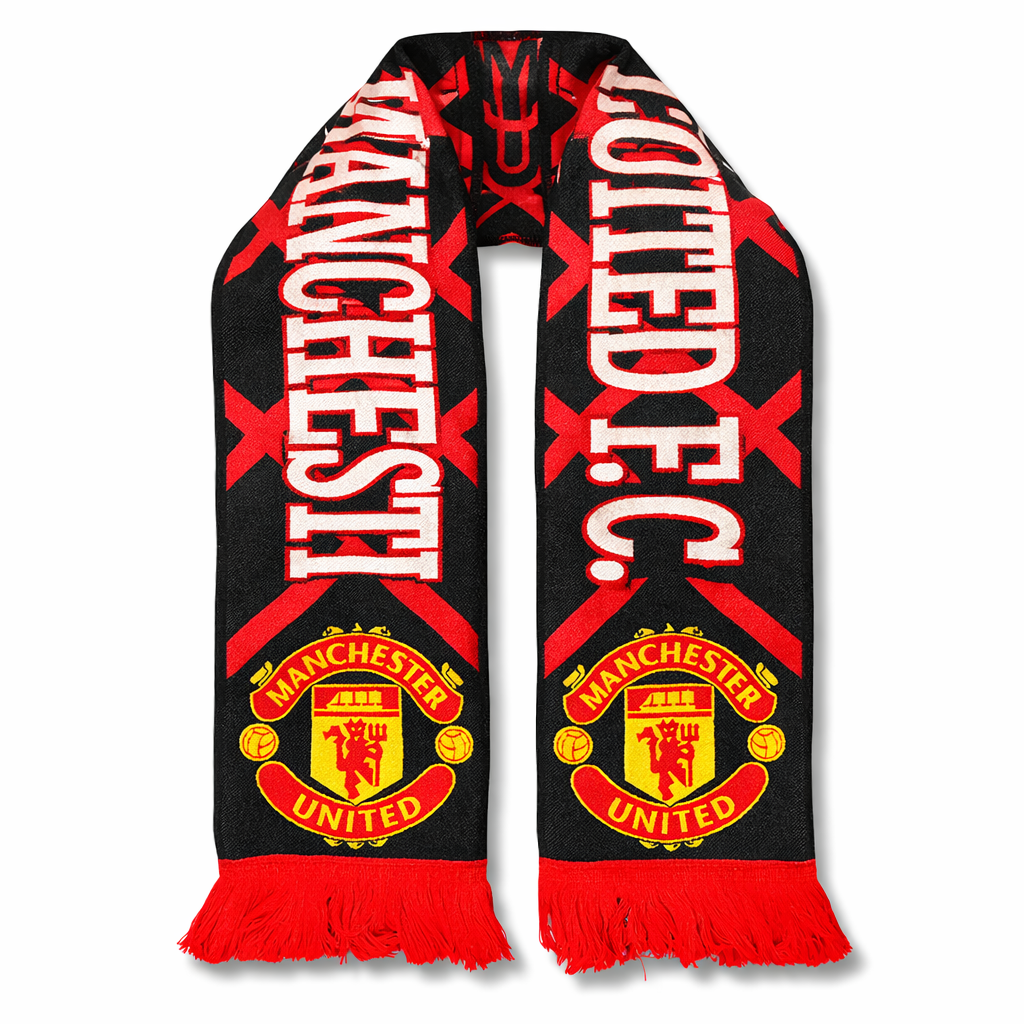 Manchester United kötött sál, piros