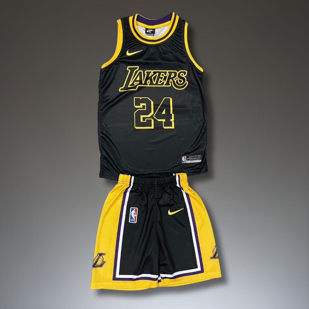 Gyerek kosárlabda mez szett, Fekete LA Lakers, Bryant