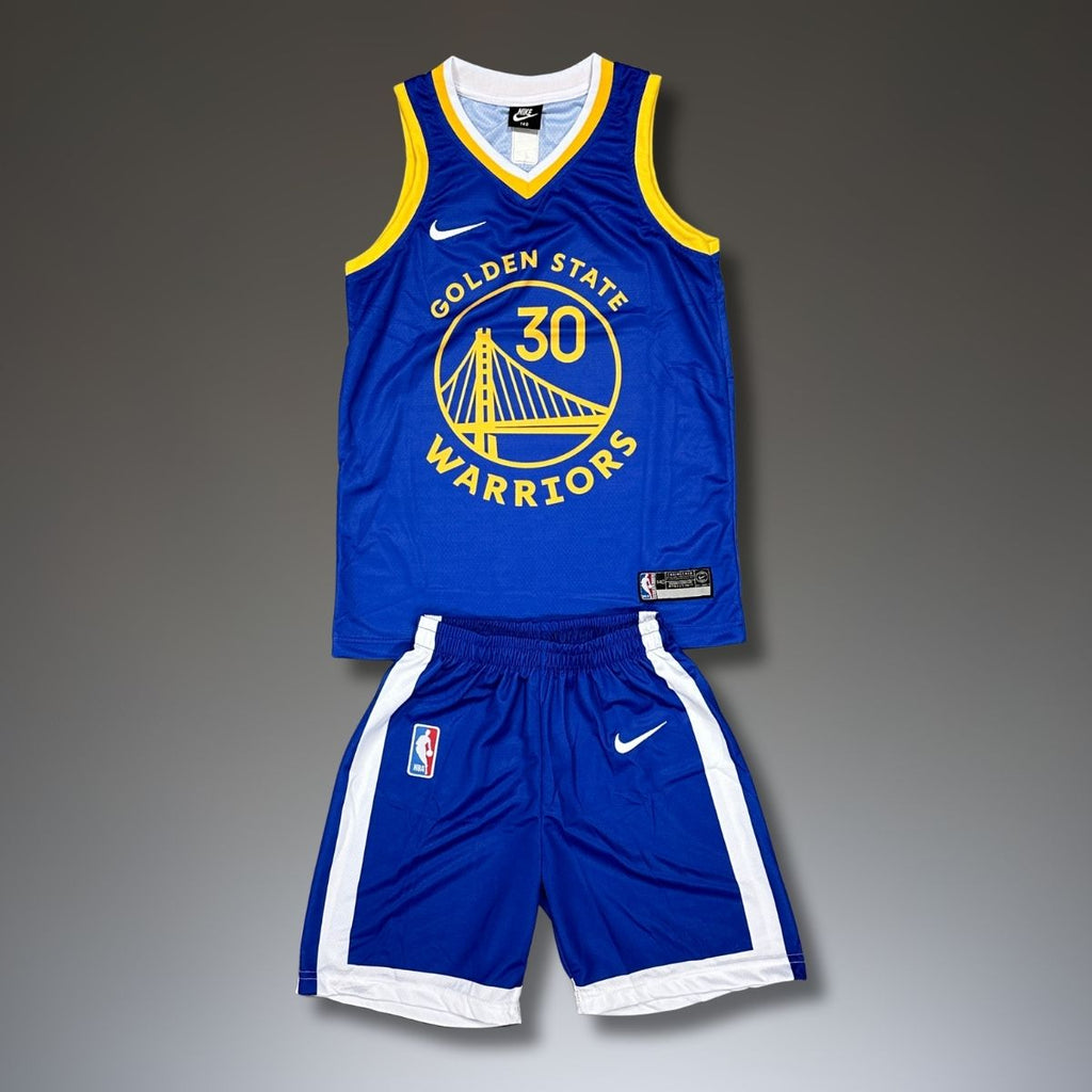 Gyerek kosárlabda mez szett, Kék, Golden State Warriors, Curry