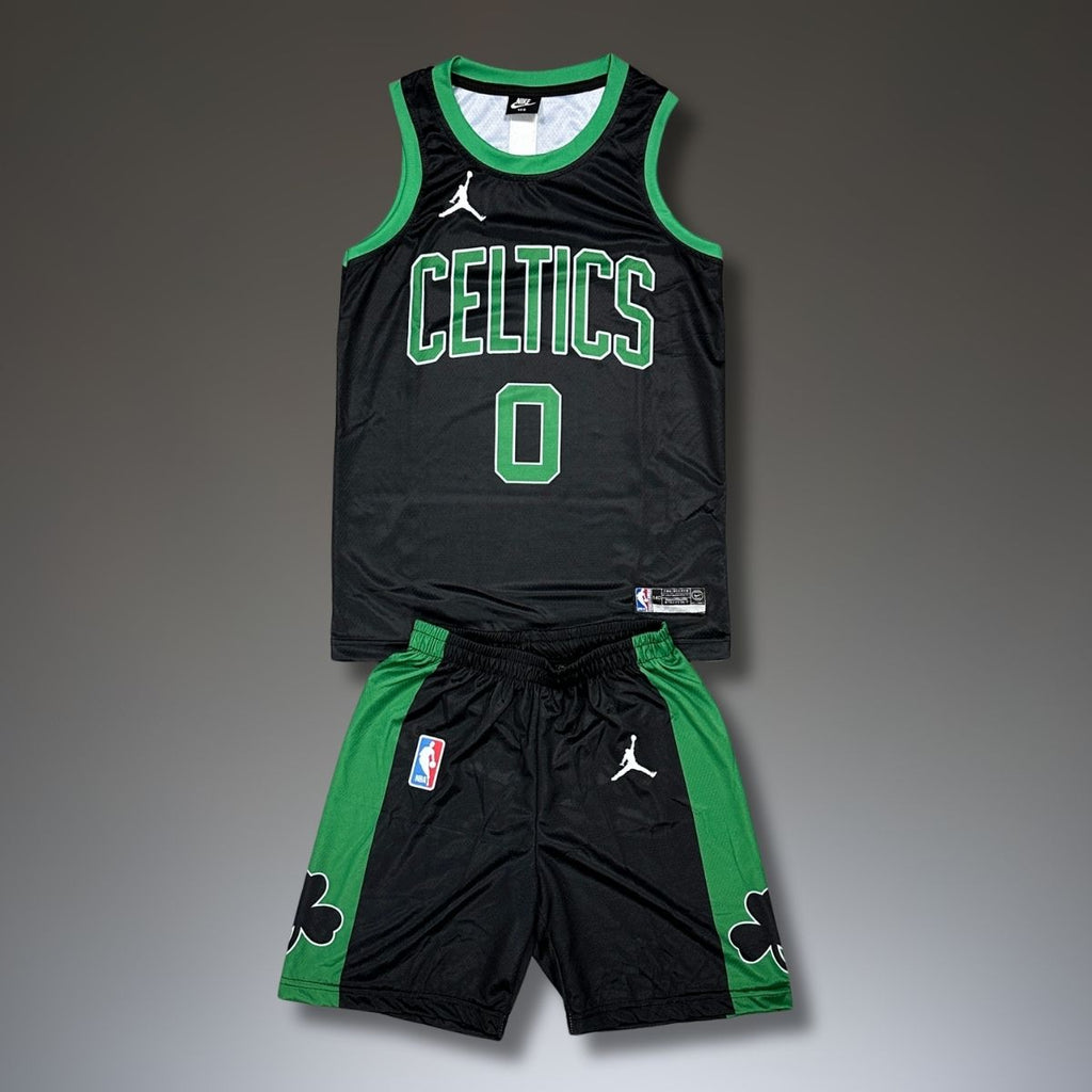 Gyerek kosárlabda mez szett, Fekete, Boston Celtics, Tatum