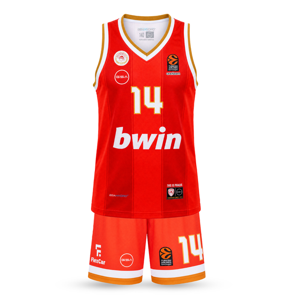 Gyerek kosárlabda mez szett Olympiacos, Vezenkov. EuroLeague 2025