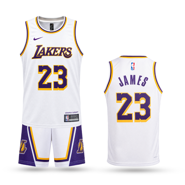 Los Angeles Lakers Gyerek Kosárlabdaszerelés, James. 26/27, Fehér