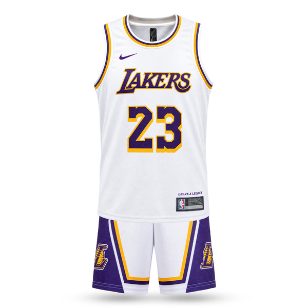 Los Angeles Lakers Gyerek Kosárlabdaszerelés, James. 26/27, Fehér