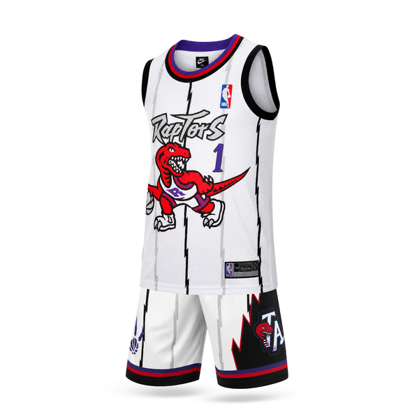 Toronto Raptors Gyerek Retro Kosárlabdaszerelés, Mcgrady. Retro