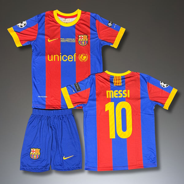 Gyerek foci mez szett Barcelona, Messi. Bajnokok Ligája döntő 2011