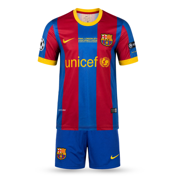 Gyerek foci mez szett Barcelona, Messi. Bajnokok Ligája döntő 2011