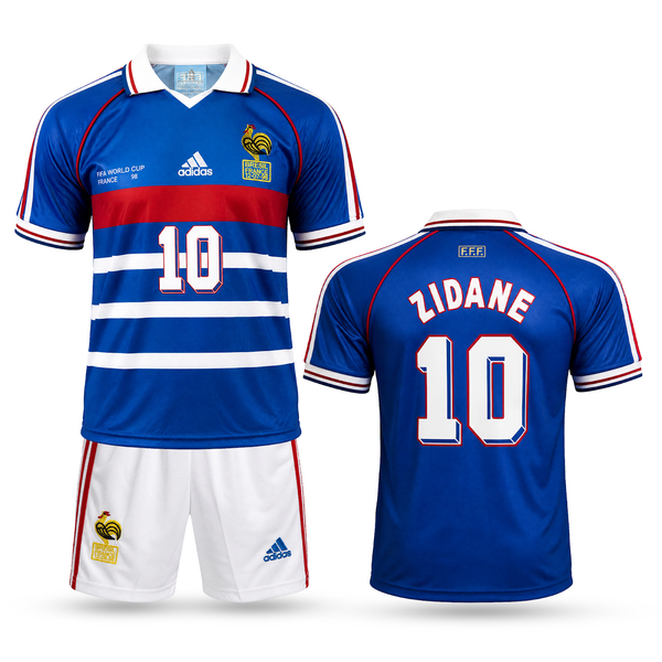 Gyerek foci mez szett, Classic France, Zidane, WC France'98