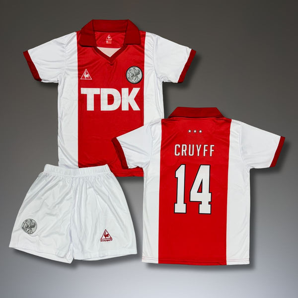 Gyerek foci mez szett, Ajax Classic, Cruyff. 1982-1984