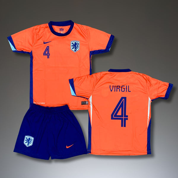Gyerek mez szett Hollandia, Virgil. EURO 2024
