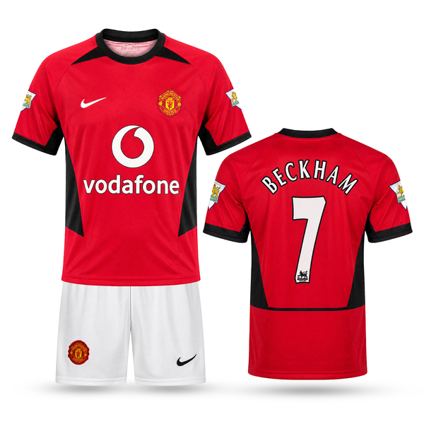 Gyerek mez szett Manchester United, Beckham. Klasszikus 2002