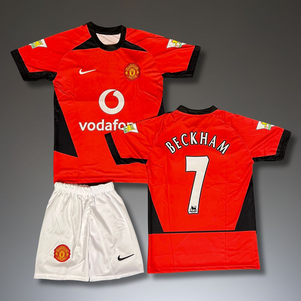 Gyerek mez szett Manchester United, Beckham. Klasszikus 2002
