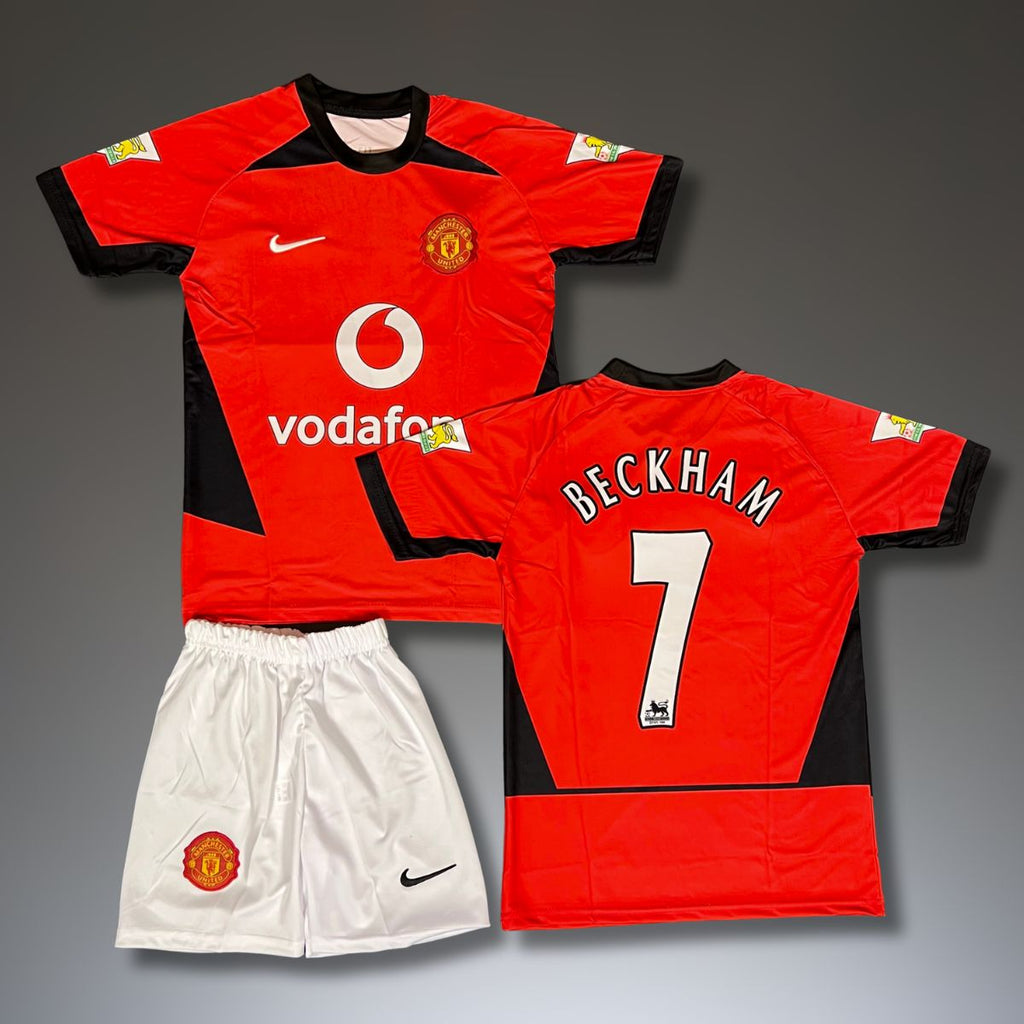 Gyerek mez szett Manchester United, Beckham. Klasszikus 2002
