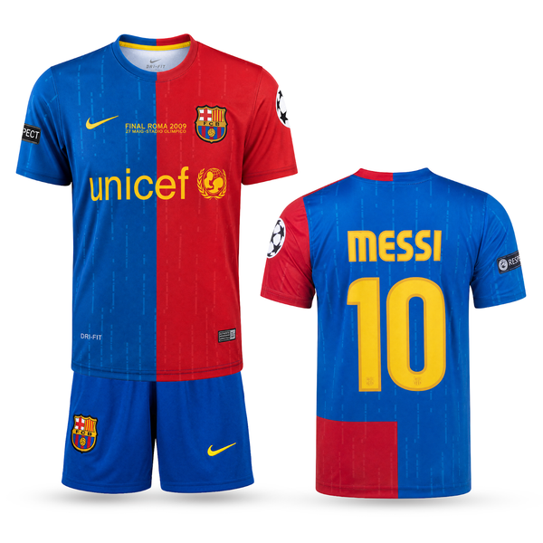 Gyerek mez szett Barcelona, Messi. 2009 CL-finálé
