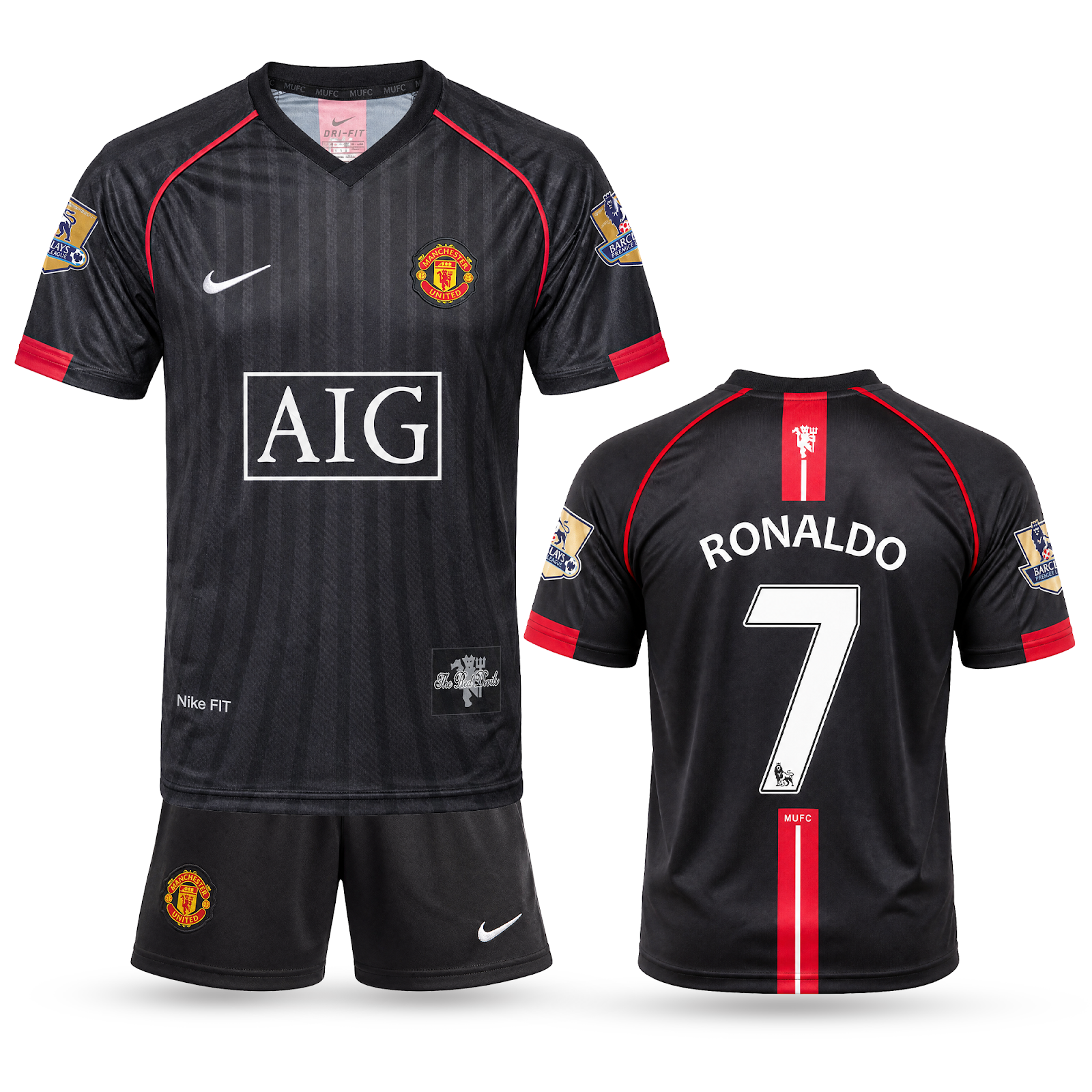 Gyerek vendég mez szett Manchester United, Ronaldo. Classic 07/08
