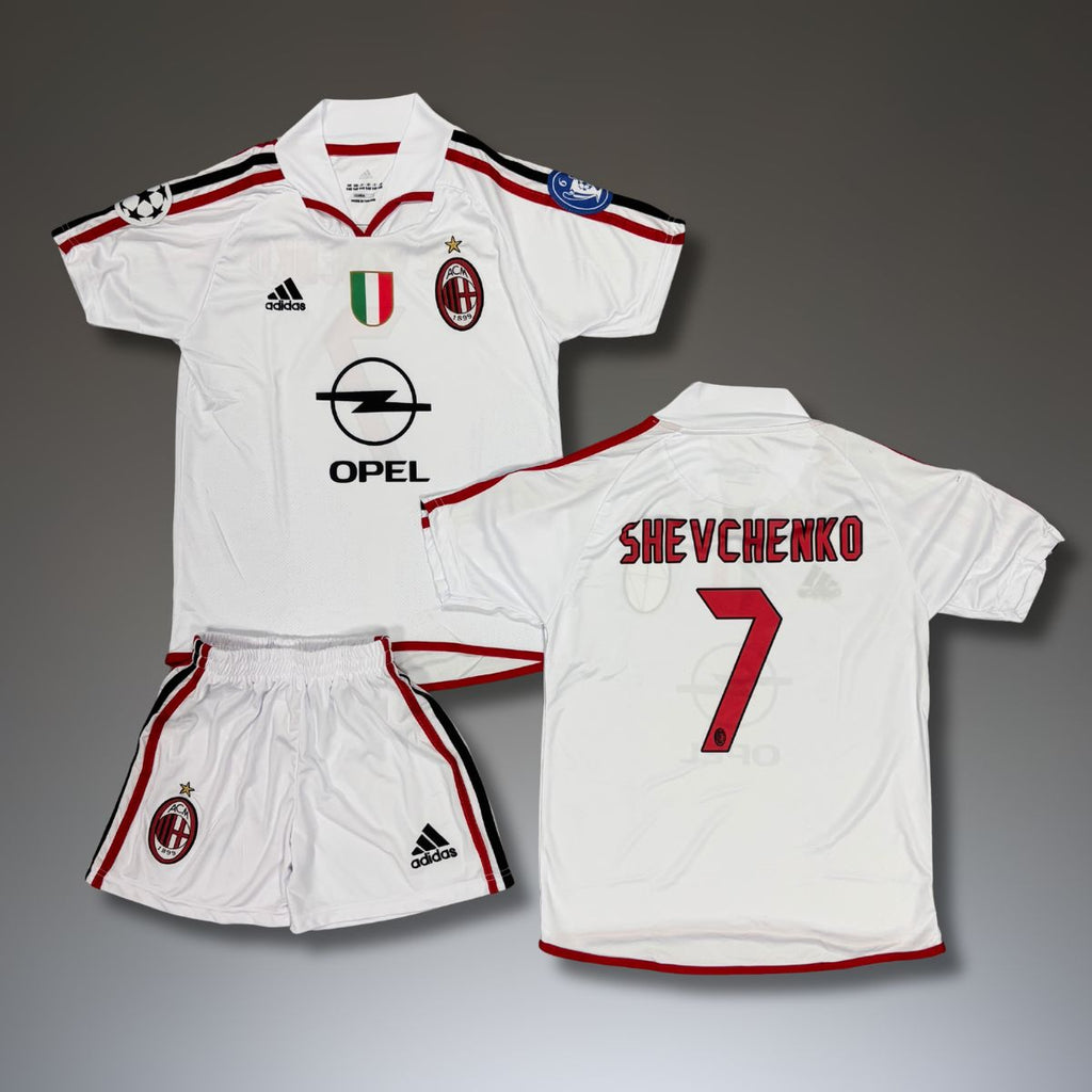 Gyerek mez szett Milan, Sevcsenko. Classic 2004