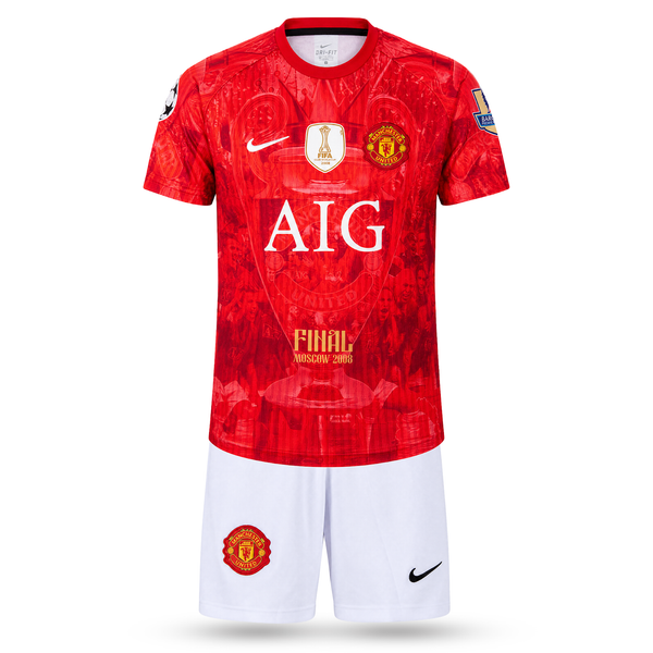 Manchester United Gyerek Klasszikus Futballszerelés, Ronaldo. 2008 CL Final 2nd Edition