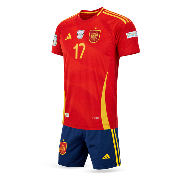 Gyerek mez szett Spanyolország, Williams Jr. EURO 2024