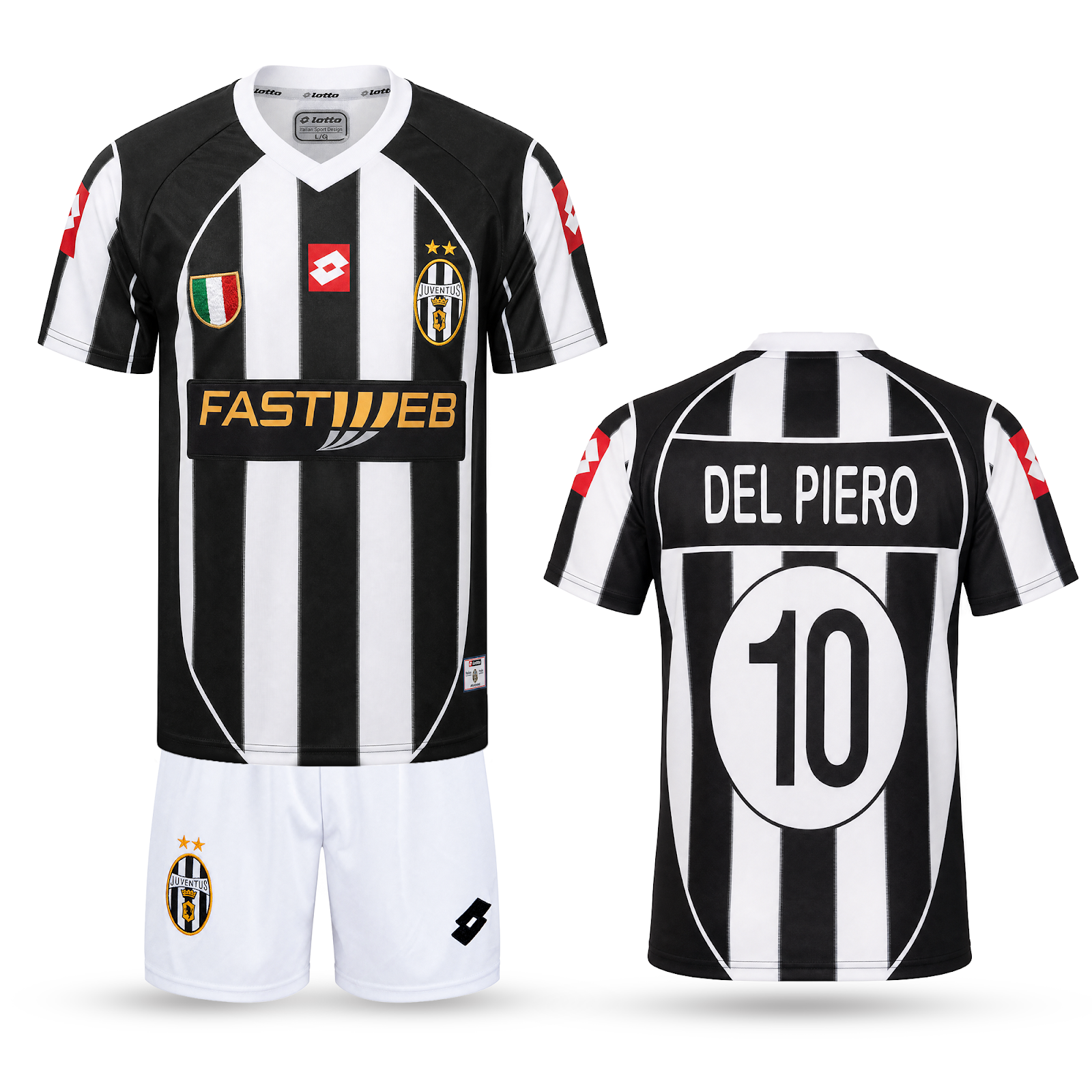 Gyerek mez szett Juventus, Del Piero. Classic 01/02