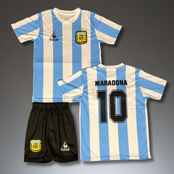 Gyerek mez szett Argentína, Maradona. WC 1986
