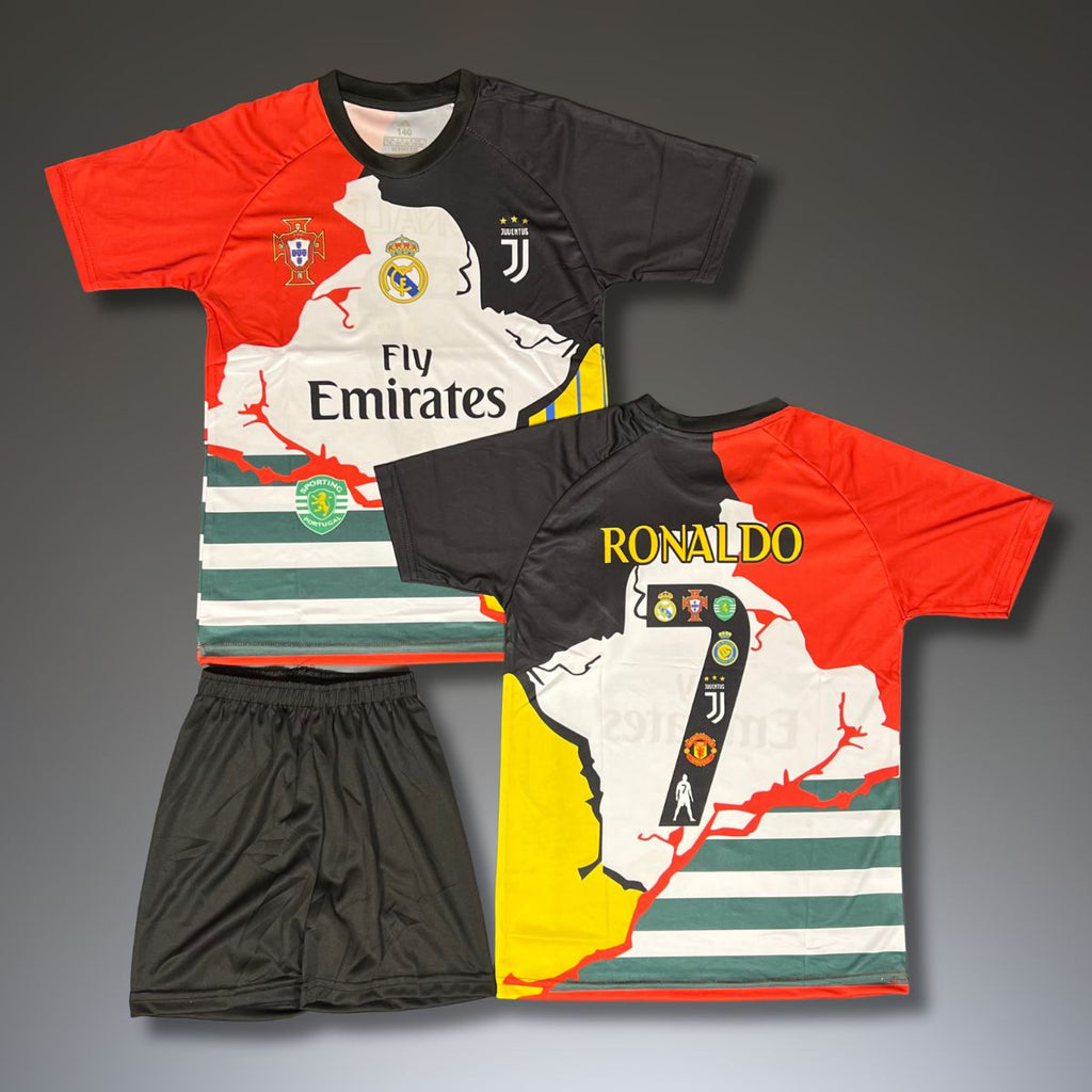 Gyerek mez szett Cristiano Ronaldo. Különleges All Teams kiadás