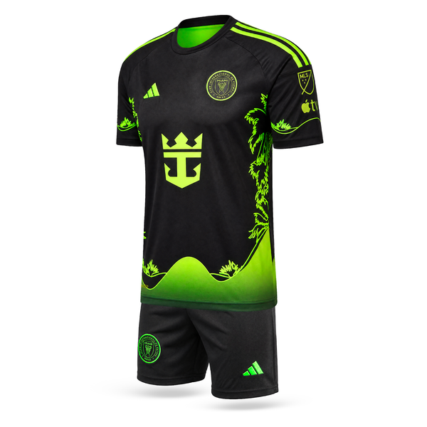 Gyerek fluoreszkáló mez szett Inter Miami, Messi. Neon kiadás 2025