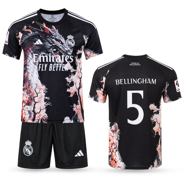 Gyerek mez szett Real Madrid, Bellingham. Narancssárga sárkány kiadás 2025