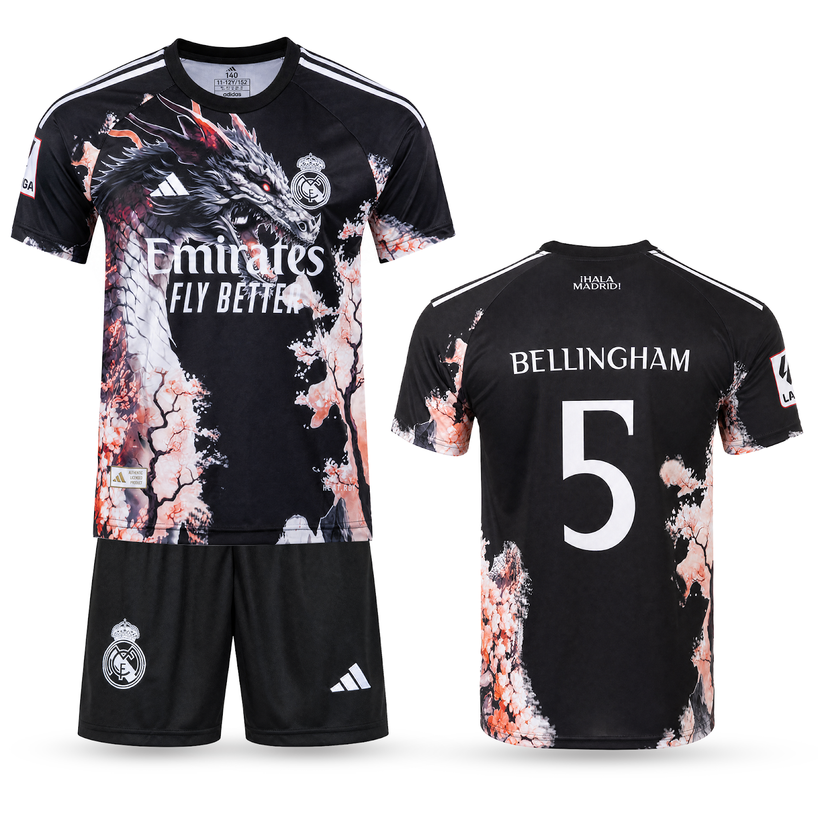 Gyerek mez szett Real Madrid, Bellingham. Narancssárga sárkány kiadás 2025