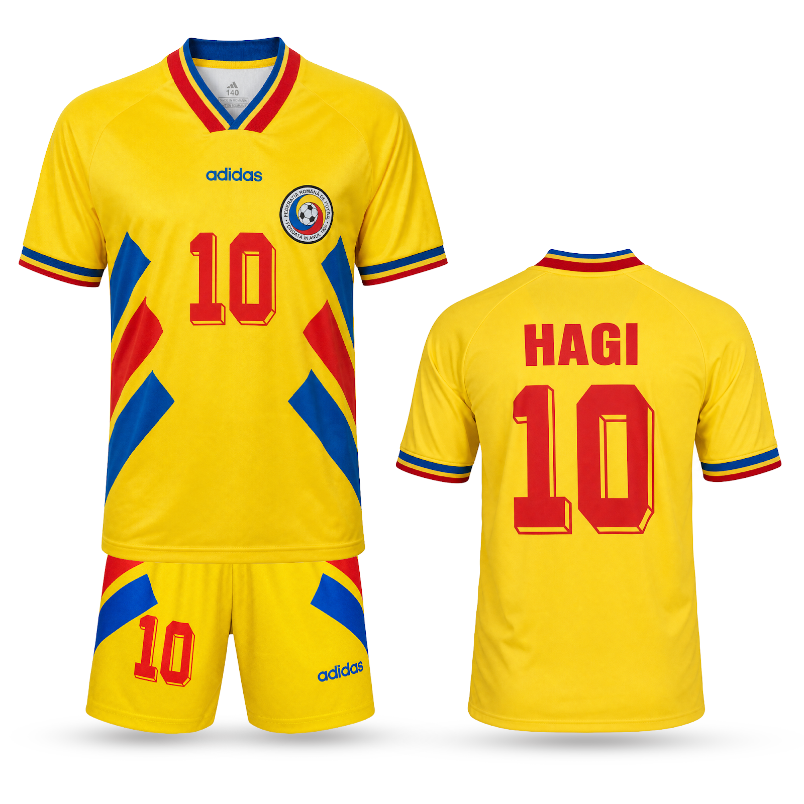 Gyerek mez szett Románia, Hagi. Világbajnokság USA 1994