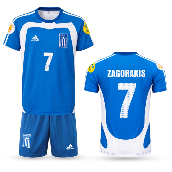 Gyerek mez szett Görögország, Zagorakis. EURO 2004