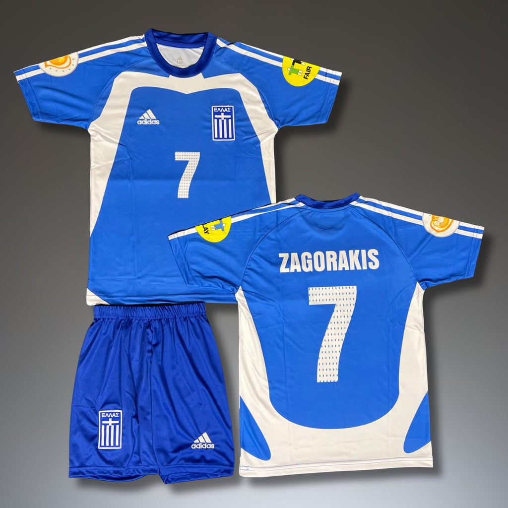 Gyerek mez szett Görögország, Zagorakis. EURO 2004
