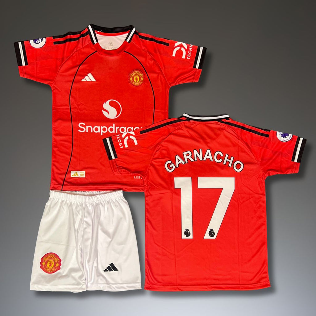 Gyerek mez szett Manchester United, Garnacho. Projekt 25/26