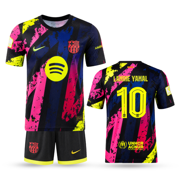 Barcelona Gyerek Futballszerelés, Yamal. Colorful Edition