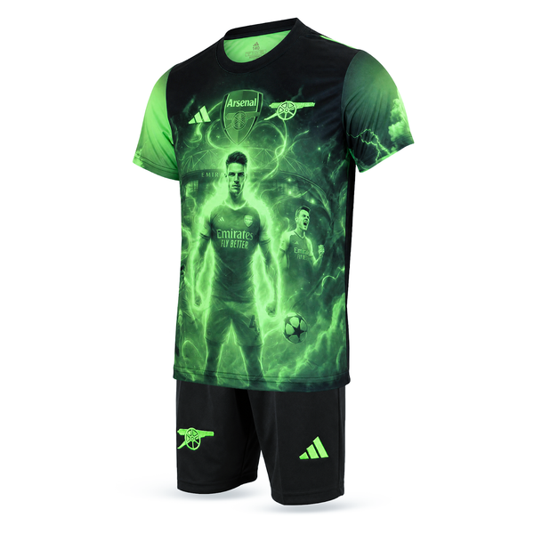 Gyerek fluoreszkáló mez szett Arsenal, Rice. Neon kiadás