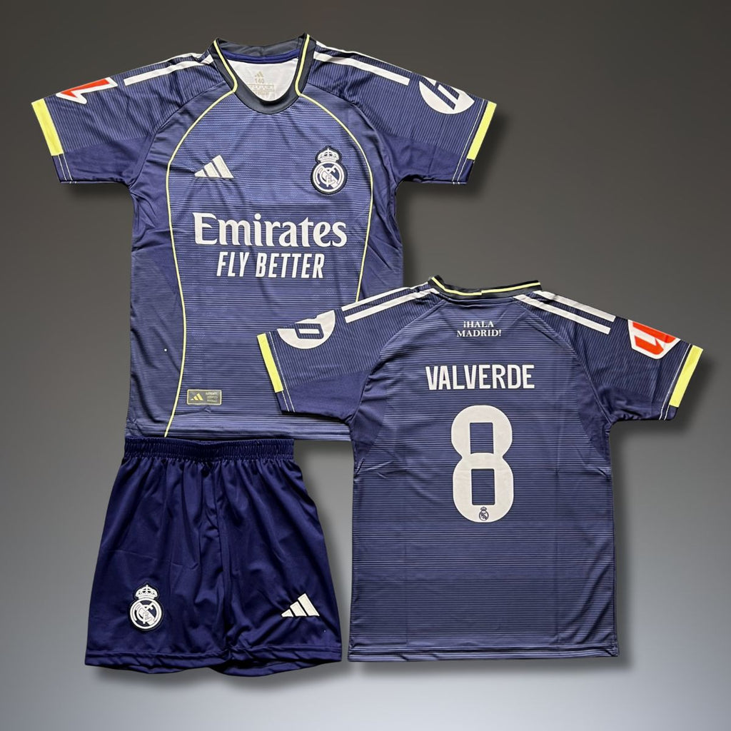 Gyerek vendég mez szett Real Madrid, Valverde. 25/26