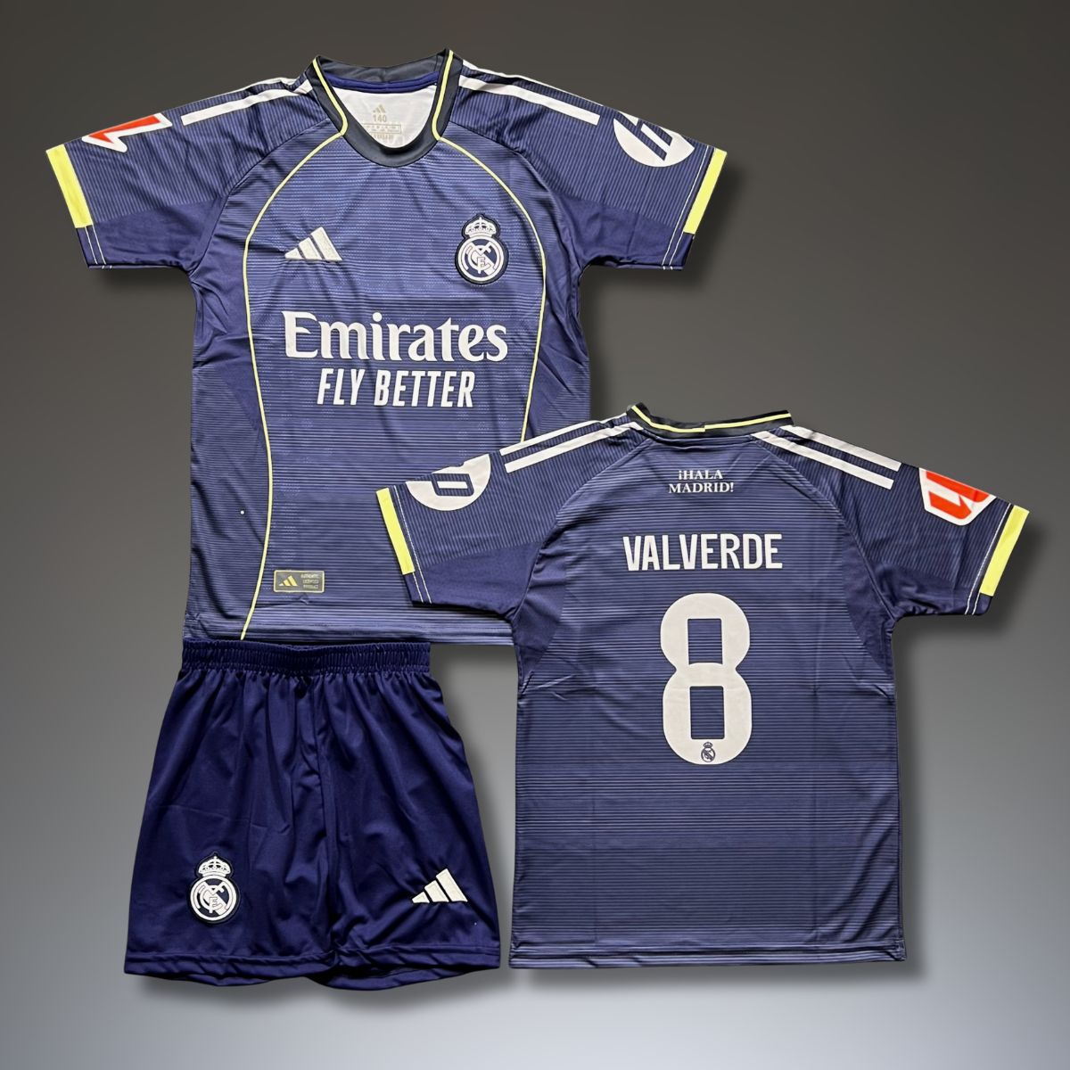 Gyerek vendég mez szett Real Madrid, Valverde. 25/26