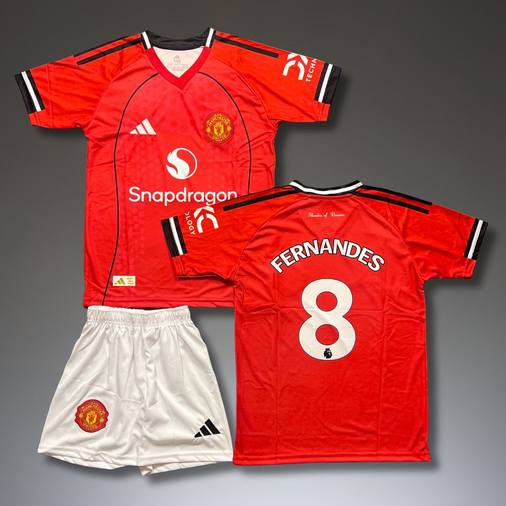 Gyerek mez szett Manchester United, Fernandes. 25/26