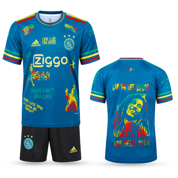 Gyerek mez szett Ajax. Zöld Bob Marley kiadás