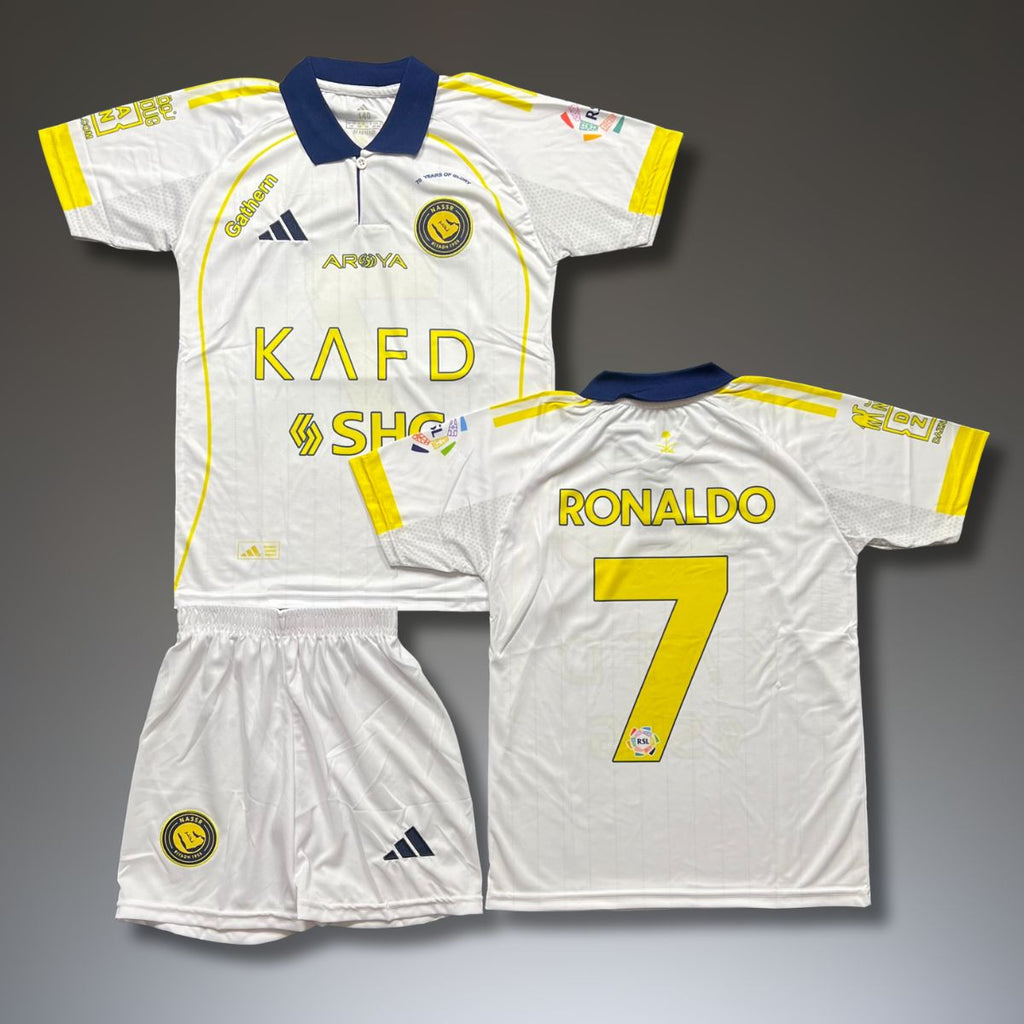 Gyerek harmadik mez szett Al-Nassr, Ronaldo. 25/26