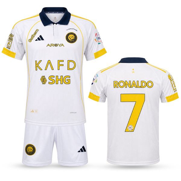 Gyerek harmadik mez szett Al-Nassr, Ronaldo. 25/26